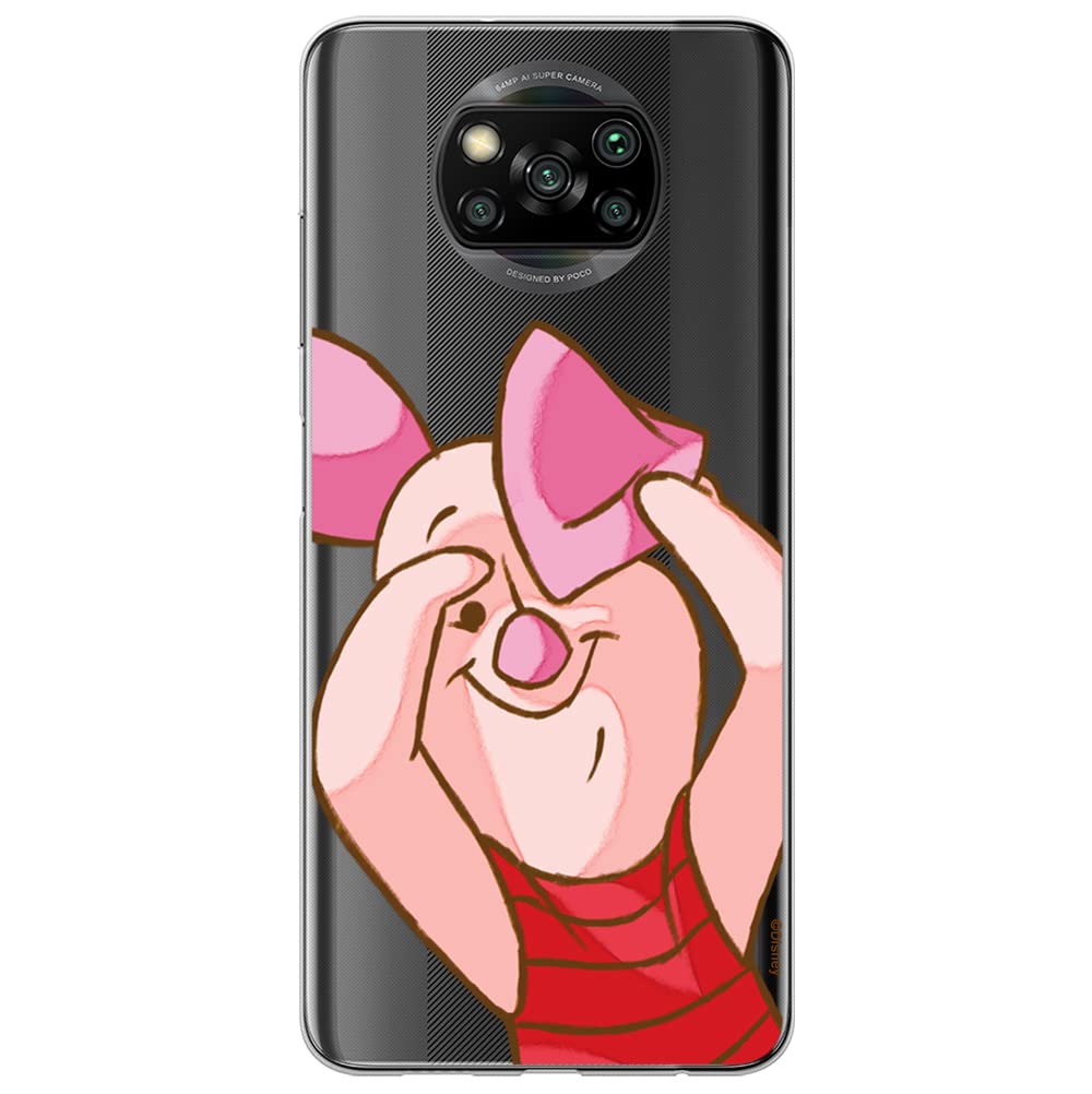ERT GROUP mobile phone case for Xiaomi POCOPHONE X3 original and officially Licensed Disney pattern Winnie the Pooh and friends 034 adapted to the shape of the mobile phone, partially transparent