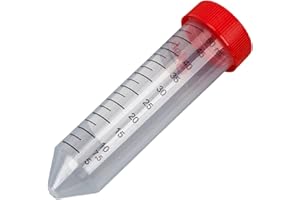 Globe Scientific 6297 High-Speed Diamond Max Centrifuge Tube, High-Performance, Sterile, Red Cap, 50 mL, Polypropylene (Pack 