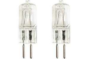 Anyray A1602Y (2)-Bulbs 35 Watt GY6.35 110V 35W G6.35 120 Volt 35Watt GX6.35 Bi Pin T4 Light Bulb