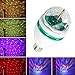 BOYON Stage Light Bulb, Party Light, Rotating LED Strobe Bulb with Screw Base (Multi Changing Color, RGB, Energy Saving, 3W) Best for Party, Disco Club Bar,DJ. Ball…