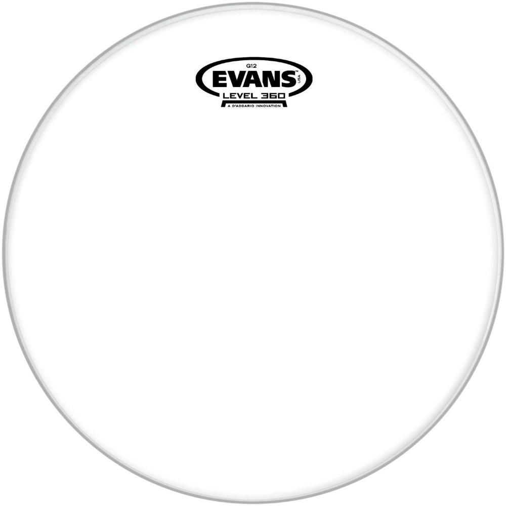 Evans Drum Heads - G12 Clear Tom Drumhead, 15 Inch