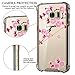 Cutebe Case for Galaxy S7,Cutebe Shockproof Hard PC+ TPU Bumper Case Scratch-Resistant Cover for Samsung Galaxy S7 2016 Release Plum Flower