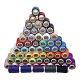 Ning store 60 Assorted Color Polyester Sewing Thread,200 Yards Each Unit