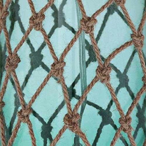 Crosby-Nautical-Accent-Table-Lamp-Coastal-Blue-Green-Glass-Rope-Net-Off-White-Drum-Shade-for-Living-Room-Family-Bedroom-360-Lighting Crosby Nautical Accent Table Lamp Coastal Blue Green Glass Rope Net Off White Drum Shade for Living Room Family Bedroom…
