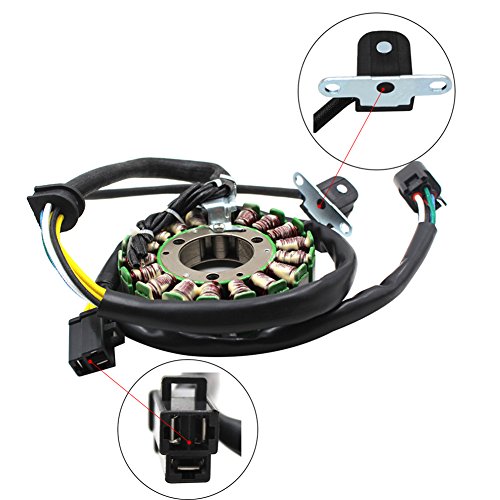 Road Passion Magneto Stator Ignition Coil for Suzuki DR-Z400 2000-2017/LTZ400 2003-2008/DR-Z400E S/DR-Z400S 2000-2009/DR-Z400E 2004-2009/DR-Z400SM 2005-2009