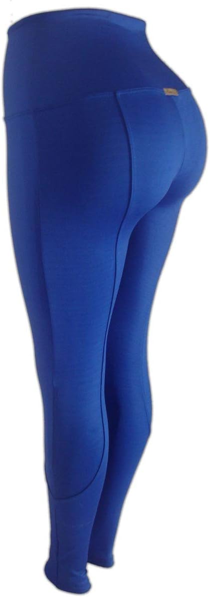 calça legging tecido grosso cintura alta