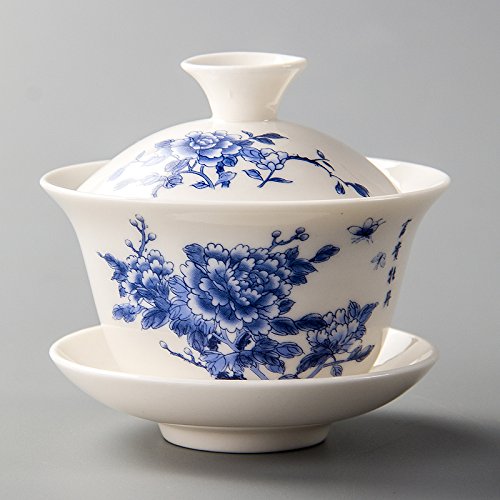 VT BigHome Tea Cup Tureen Teapot Chinese Traditional Kungfu Tea Pot Ceramic Tea Bowl Cup Porcelain Sancai Cup Tea Cup Sets