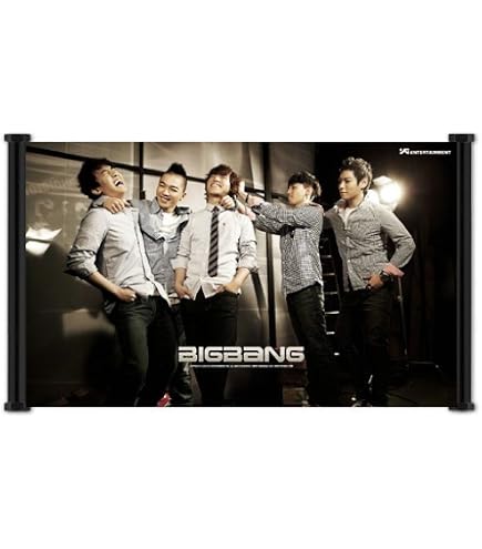 Amazon.com: J-4894 Bigbang, Big Bang Korean Boy Band Wall