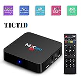 TICTID MX Pro Amlogic S905 Chipset Android 5.1 Lollipop OS Quad Core 1G/8G 4K Google Streaming Media Player TV Box with WiFi, HDMI, DLNA