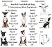 BLIND DOG (Dog Has Limited/No Sight) White Color Coded Non-Pull Front and Back D Ring Padded and Waterproof Vest Dog Harness PREVENTS Accidents by Warning Others of Your Dog in Advance (S)