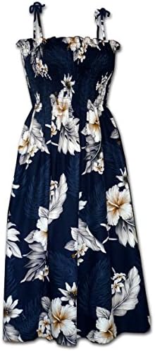 White Hibiscus Hawaiian Dress - Womens Hawaiian Dress - Aloha Dress - Hawaiian  Clothing
