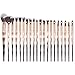 Eye Brush Set, 20 pcs Unicorn Eyeshadow Eyeliner Blending Crease Kit Makeup Brushes Make Up Foundation Eyebrow Eyeliner Blush Cosmetic Concealer Brushes