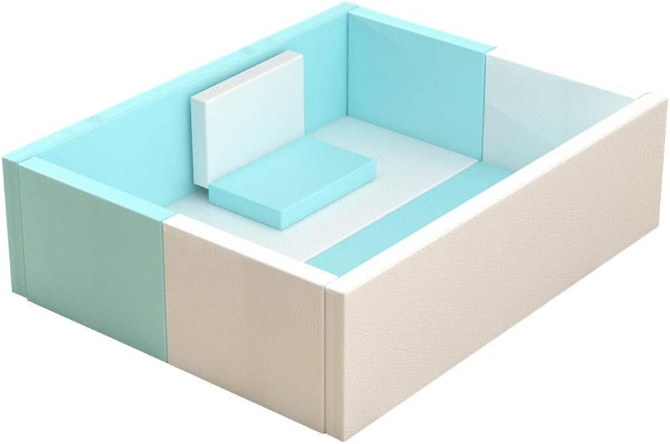 XHWJ Baby Fence Children's Games Indoor Safety Fence Thick Folding Indoor Soft Body Fence Baby Anti-Fall Marine Ball Pool Baby Crawling Mat
