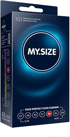 MY.SIZE - Condones, 60 mm, 10, Transparente (MS6010): Amazon.es ...