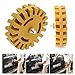 Nice2MiTu Decal Removal Eraser Wheel Tool Kit - 4 inch Rubber Power Drill Attachment for Removing Pinstripes, Stickers, Adhesive Vinyl Decals from Cars, Rvs, Boats and More (1 Pack)