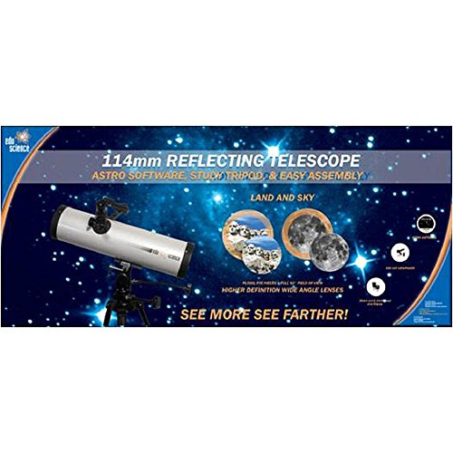 Edu Science Astro Nova HD 1000 Young Astronomer's Reflector Telescope