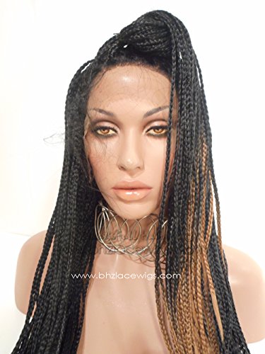 fully hand braided lace front wig, Jamaica braided lace front wig, braided lace wig, braided wig, sade braided wig