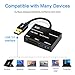 XQD Card Reader USB 3.0 SD(HC/XC) Card Reader/Write Superspeed 5Gbps Flash SD Memory Card Reader Connector with Sony XQD G Series Lexar XQD Cards USB Mark Card Compatible MacBook Windows/Mac OS System