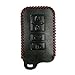 Coolbestda Leather Smart 4buttons Key Fob Remote Cover Protector Case Keyless Entry Holder for 2019 2018 2017 Toyota Highlander Avalon Camry Corolla RAV4 HYQ14FBA