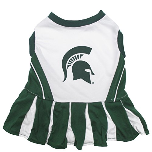 NCAA Michigan State Spartans Dog Cheerleader Outfit, Small