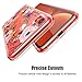 iPhone XR Case, LUHOURI Clear iPhone XR Case, Girls Women Pink Floral Heavy Duty Protective Hard PC Back Case with Shockproof Slim TPU Bumper Cover Phone Case for iPhone XR