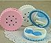 Fashion Cute Cartoon Case 7.5*7.5*2.4CM New Sweet Cookies Series Contact Lenses Box & Case/Contact lens Case OFFICE-205