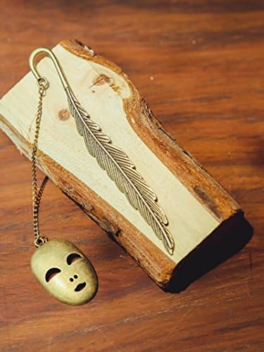 Bookmark, Metal Feather Plumage, Eastern Style (Retro Mask)