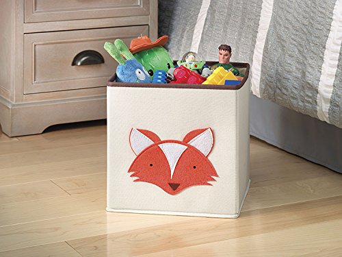 Whitmor Kids Canvas Collapsible Cube Fox