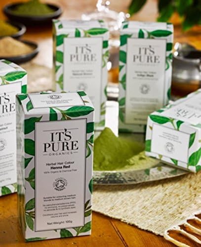 It's Pure Organic Herbal Hair Dye in Auburn 110g, 110 g (Pack of 1) - Image 3