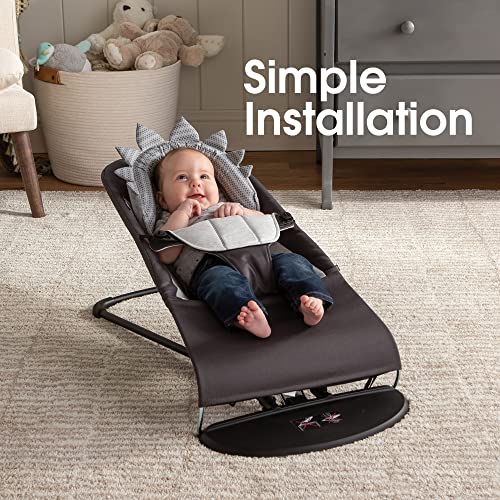 Boppy Head and Neck Support—Preferred Gray Dinosaur Minky Design