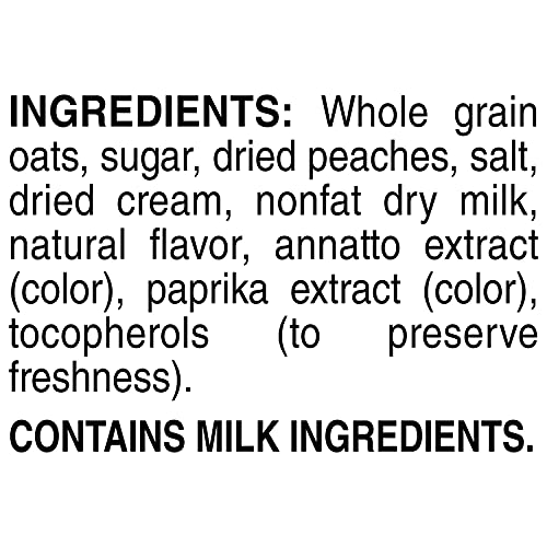 Quaker Instant Oatmeal, Peaches & Cream, 1.05oz, 44 Counts (Pack of 1