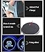 Alichee LED Car Logo Cup Holder Pad 7 Colors Changing USB Charging Mat LED Cup Mat Car Atmosphere Lamp Decoration Lights 2PCS for Honda Accessories