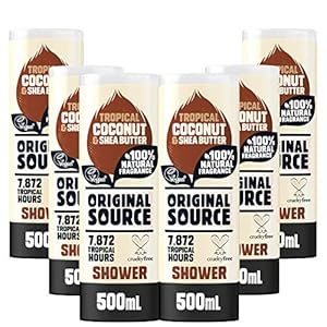 Original-Source-Coconut-and-Shea-Butter-Shower-Gel-with-100-Natural-Fragrance-Large-Vegan-Shower-Gel-Paraben-Free-Body-Shower-Wash-Multipack-of-6-x-500-ml Original Source Coconut and Shea Butter Shower Gel with 100% Natural Fragrance, Large Vegan Shower Gel, Paraben Free…
