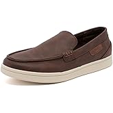 Nautica Men's Slip-On Loafers Casual Moc Toe Sneakers Boat Shoes Slipper for Men – Lightweight & Comfortable - Derwin