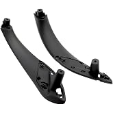 Jecoupoon Front Left and Right Inner Door Pull Handles Fit 2012-2018 320i | Black 1 Pair,Compatible with 2012-2018 335i F30 F31 428i 435i F32 F36 Armrest Panel Door Handle 51417279315 51417279312