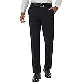 SNOWTEN Mens Classic Fit Golf Pants Stretch Dress Pants 30''/32''/34'' Lightweight Casual Suit Pants with Pockets