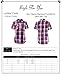 Ladies' Code Women's Short Sleeve Checkered Plaid Button Down Shirt Top
