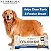 Dr. Mercola Dental Chew Bones - 12 Pack - Large Dogs 25 lbs and Up - Helps Clean Teeth and Freshen Breath - A Completely Digestible Tasty Oral Care Treat for Dogs