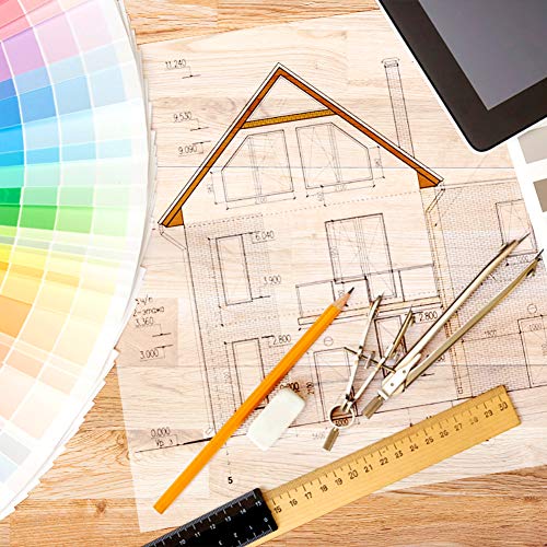 Tracing Paper, White Smooth Translucent Vellum Paper and Sketching Art Tracing Paper 8.5 x 11Inch, Traditional Comic Drawing Animation Paper for Patternmaking, Drafting