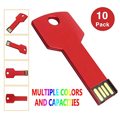 10pcs usb flash drive metal key design usb flash drive …