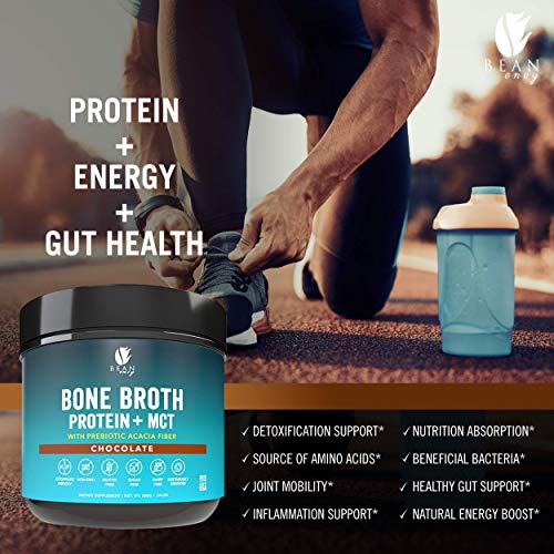 image for Bean Envy Bone Broth Protein Powder + MCT Oil + Prebiotic Acacia Fiber