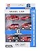 Die-cast Fire Truck Toy Set, 6 PCS Mini Fire Rescue Emergency Vehicles, Firefighting Engine, Helicopter, Educational Learning Car Toys, Gift for 3, 4, 5, 6 Year Old Boys, Girls, Toddlers, Kids