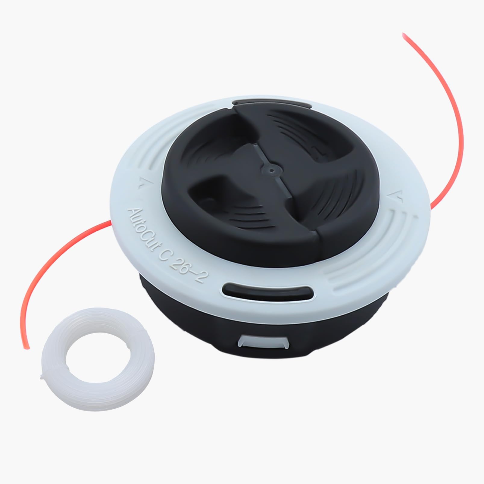 Haishine AutoCut Cutting Head C26-2 for Stihl FS 55 55C 56 56C FS 70C FS 87 FS 90 FS 94 FS 100 FS 120 FS 130 FS 250 FR 450 with 15 m Cutting Wire for Brushsaws illeuse/Bordercutter hard