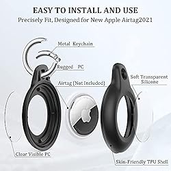 4 Pack AirTag Keychain for Apple Airtag