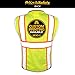 KwikSafety - Charlotte, NC - BIG KAHUNA Safety Vest [11 Pockets] Class 2 ANSI OSHA Reflective Vest Durable High Visibility Vest Construction Safety Vest for Men Industrial Work Gear/Yellow Medium