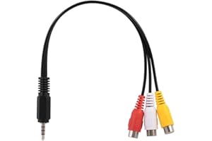 3 5mm Jack to Audio Video AV Adapter Cable Male Female Plugs