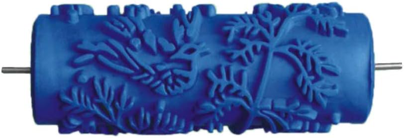 Ycncixwd 5" Embossed Paint Roller Sleeve Wall Texture Stencil Brush Pattern Decor 002Y