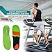 Sports Orthotic Insoles (1 Pair) & Foot Sleeve Socks (1 Pair) - Shoe & Boot Orthotic Inserts - Plantar Fasciitis Arch Support Gel Orthotics Insole (Pack of 4)