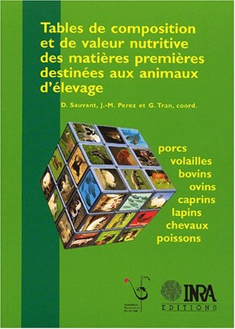 Tables de composition et de valeur nutritive des matières premières destinées aux animaux d'élevage