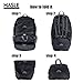 HASLE OUTFITTERS 40L Hiking Backpack -Waterproof Large Hiking Daypacks, Lightweight Packable Travel Backpacks, Black